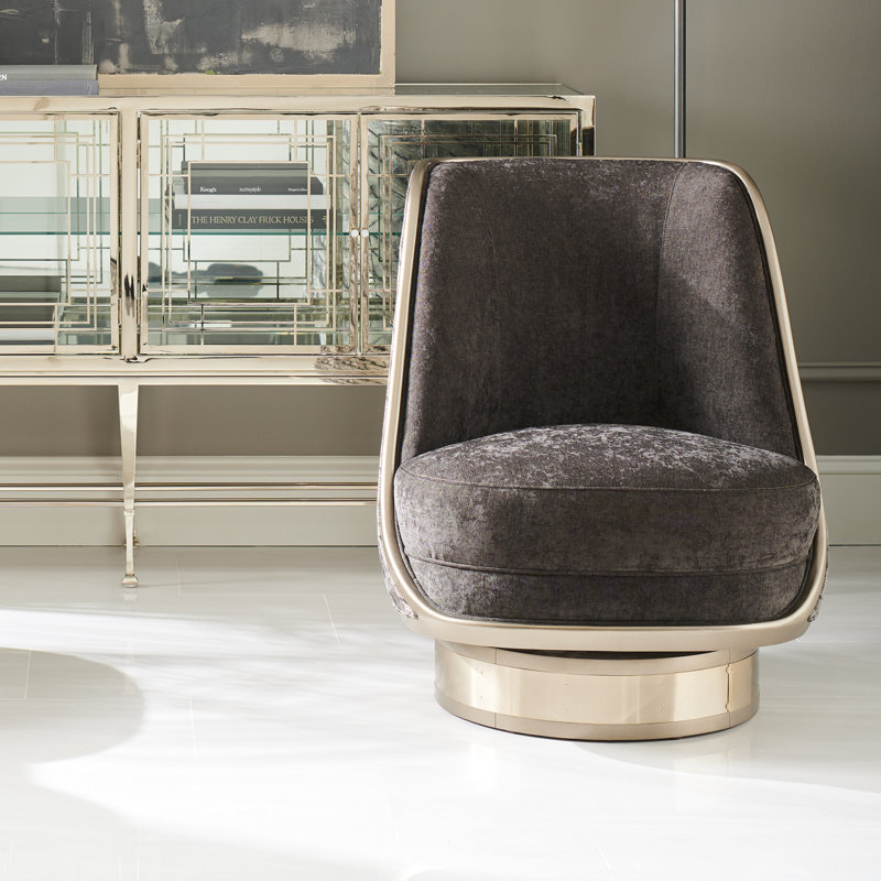 Caracole Upholstery Swivel Chair
