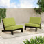 Ensemble de sièges d'extérieur 2 pièces avec coussins pour patio ou jardin Polett-641841127-646248093