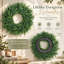Guirlande de Noël artificielle de 61 cm (24 po) avec feuillage de cyprès dense, guirlande de faux pin réaliste pour foyer, escalier, guirlande de verdure simple pour décoration de Noël intérieure et extérieure, guirlande de verdure vierge à faire soi-même pour les fêtes-139025090