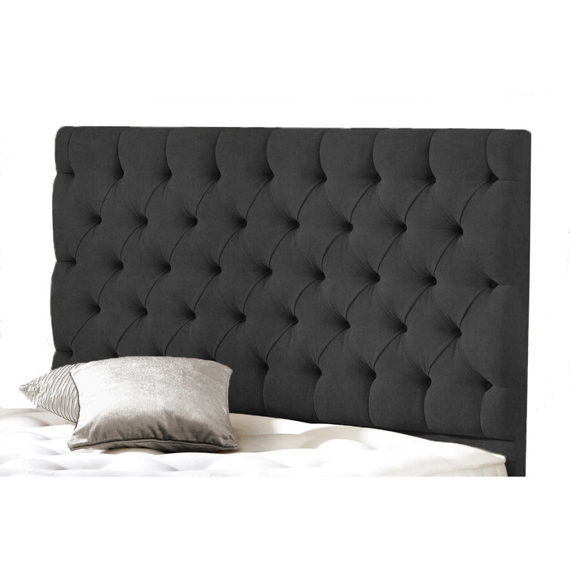 Ryan Upholstered Headboard, Kingsize (5'), Slate Grey