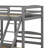 Space Saving Triple Bunk Bed with Built-in Drawers