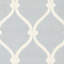 Tapis blanc / bleu en laine à motif géométrique Cannen-2078010554