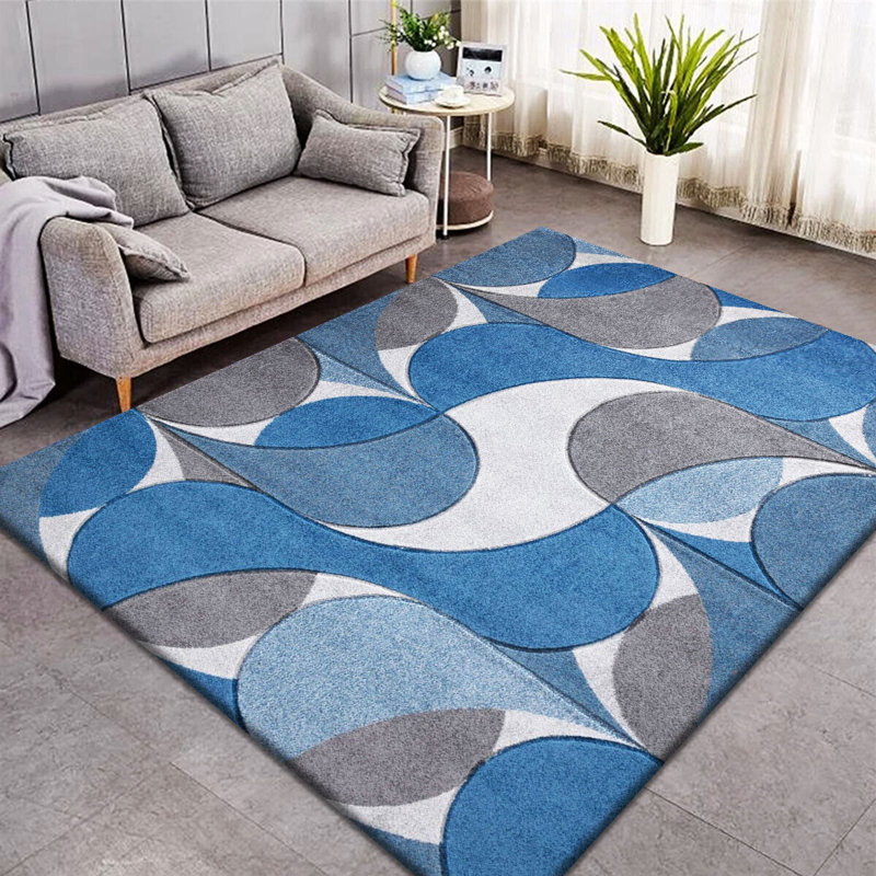 Adlih Abstract Area Rug, Rectangle 80 x 150cm 