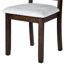 Salle à manger avec 2 chaises rembourrées et une table à abattants. 3. Conception peu encombrante pour les petits espaces. Table et chaises pliantes 3 pièces Modern Feel Mobilier de style pratique-1605007322