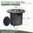 32" Propane Gas Fire Pit Table