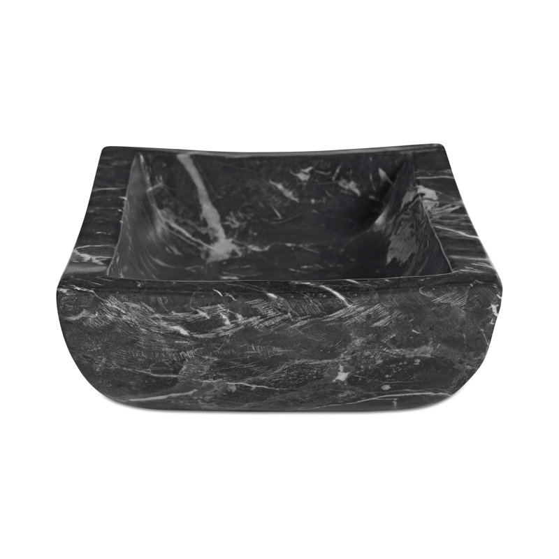 Piero Basin Black Marble, Black