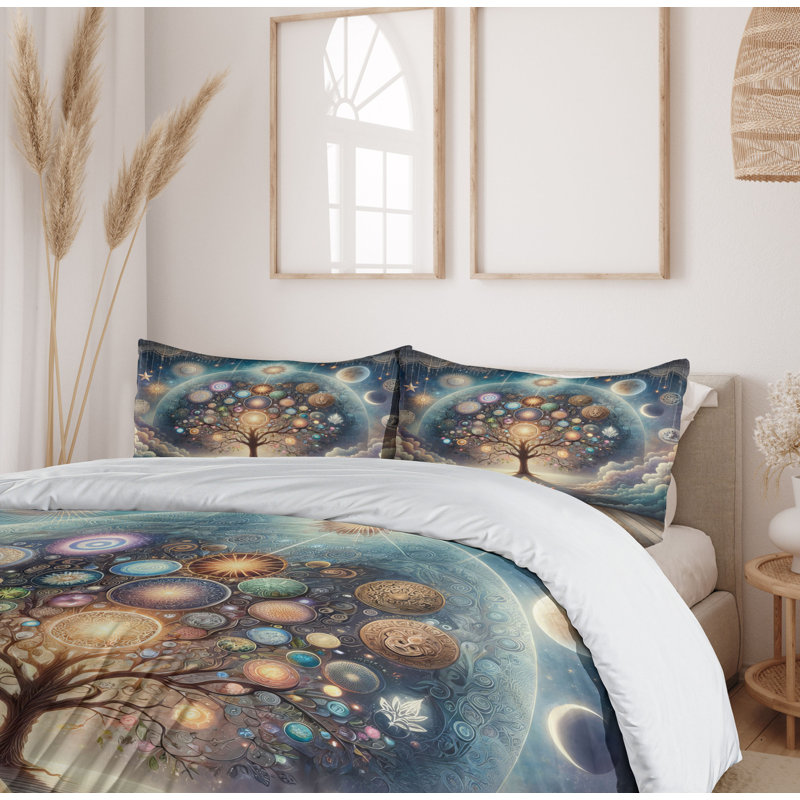 Tree Of Life Duvet Cover, King Duvet Cover + 2 Standard Shams