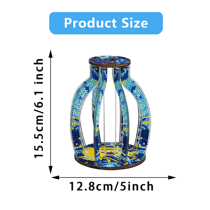 DIY Diamond Painting Vase Kit