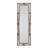 Woosley Metal Flat Floor Mirror with Hooks
