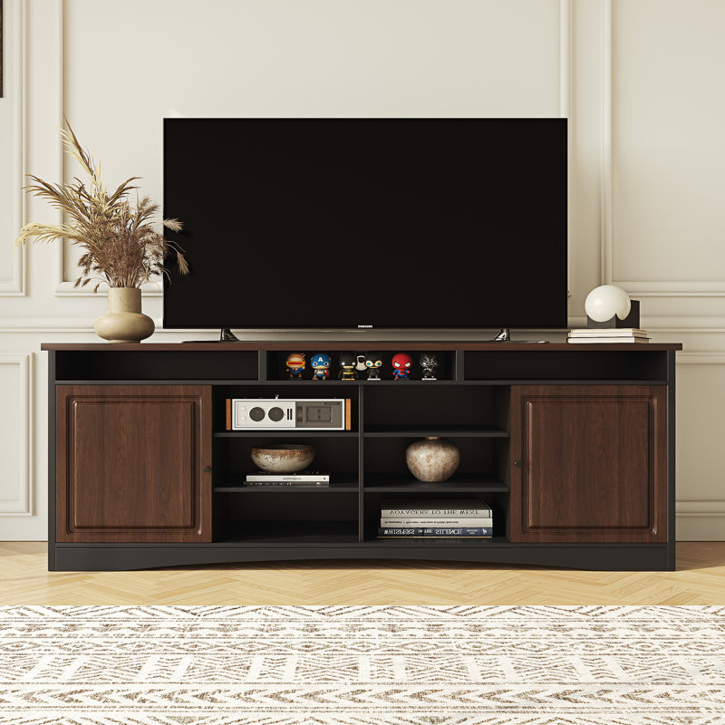 78'' Tv Stand Console For Tvs Up To 85" With Storage Cabinet