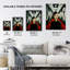 Wall Art Print Futuristic Train Ride Oil Painting Black Modern Art Deco Woman Portrait Poster