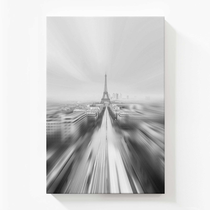 Impression sur toile Parisian Blur, Toile tendue, 72" H x 48" W x 1.25" D