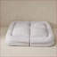 Canapé-lit convertible simple à 18 positions - Canapé pliant multi-usage pour petits espaces | Blanc | Profondeur du siège 63,78