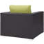 Fauteuil d'extérieur en rotin avec coussins Convene-865292100