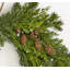 21" Faux Christmas Juniper with Seed Cone Swag