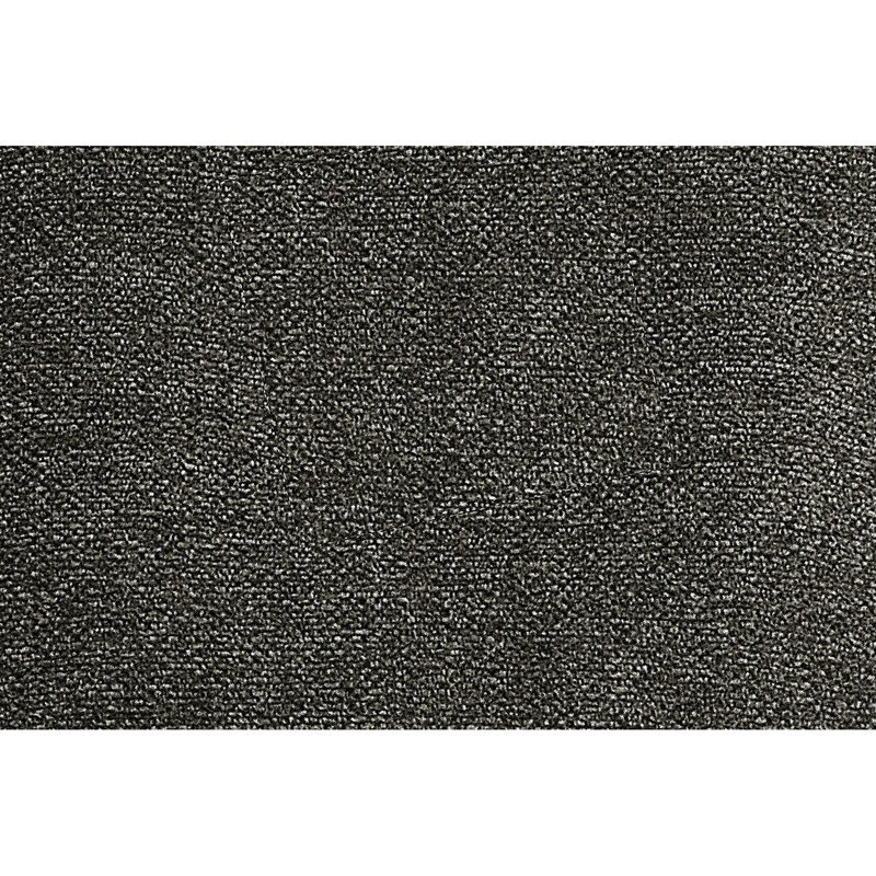 Élégant canapé modulaire en chenille gris de 6 pièces avec 2 coins d'angle, des chaises sans accoudoirs et des repose-pieds pour une chambre élégante et confortable