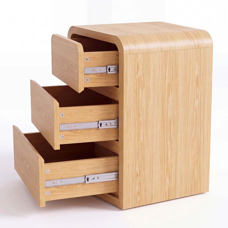 3-Piece Bedroom Set, One 6‑Drawer Dresser and Two 3‑Drawer Nightstands