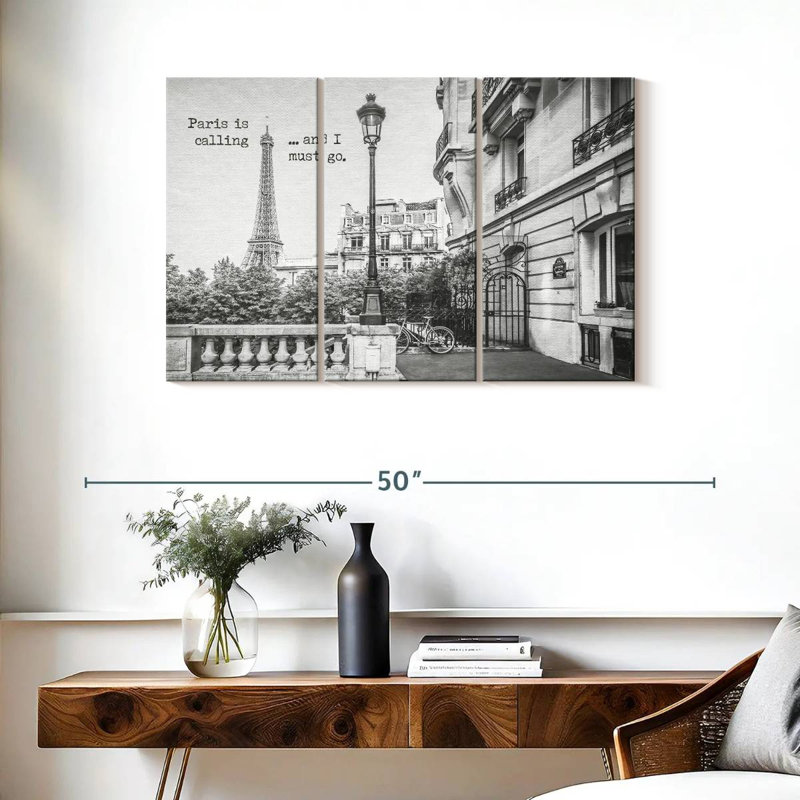 Rorry Paris Is Calling, 24" H x 38" W
