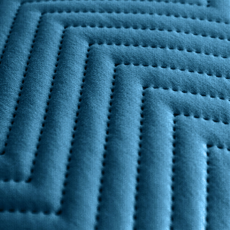 Embossed Velvet Cushion Cover (Pack of 2), Teal