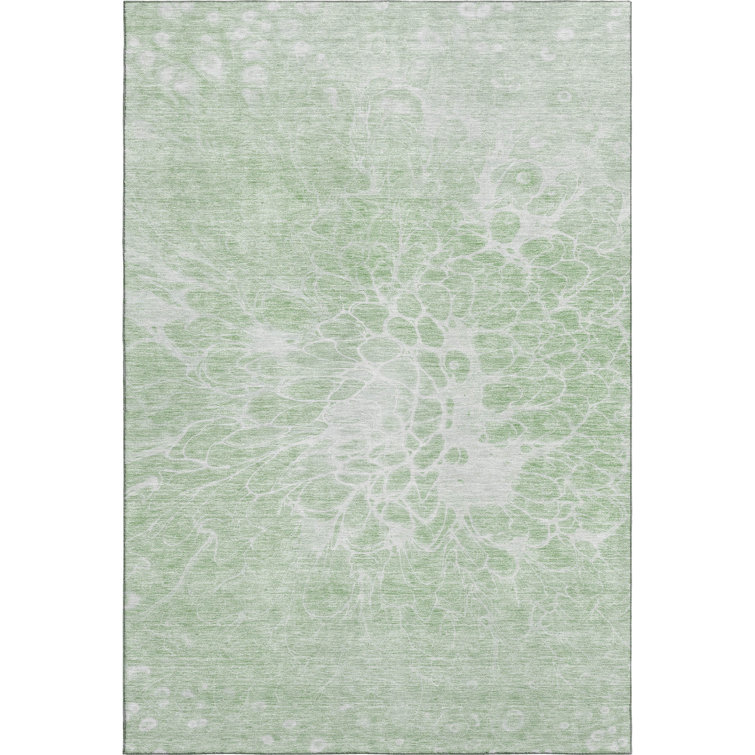 Premium Machine Washable Arnette Mint Rug