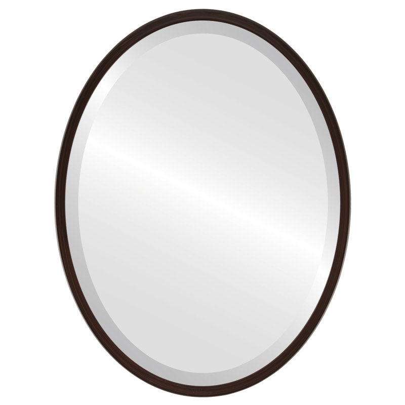 Miroir biseauté Javion, Noyer noir, H 23,12 po x l 29,12 po