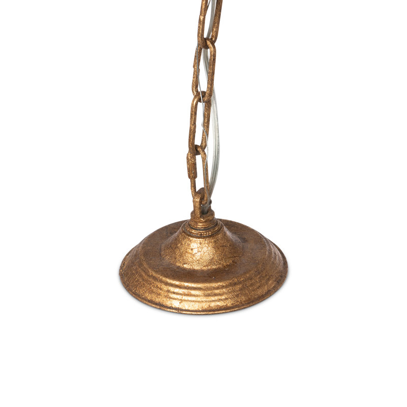 Grand Elegance Antiqued Gold Iron Chandelier