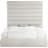 Adam Linen Textured Fabric Bed-1624041044-1624041070