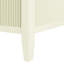 Fluted Canopy Platform Bed with Sturdy Wood Frame-129422246