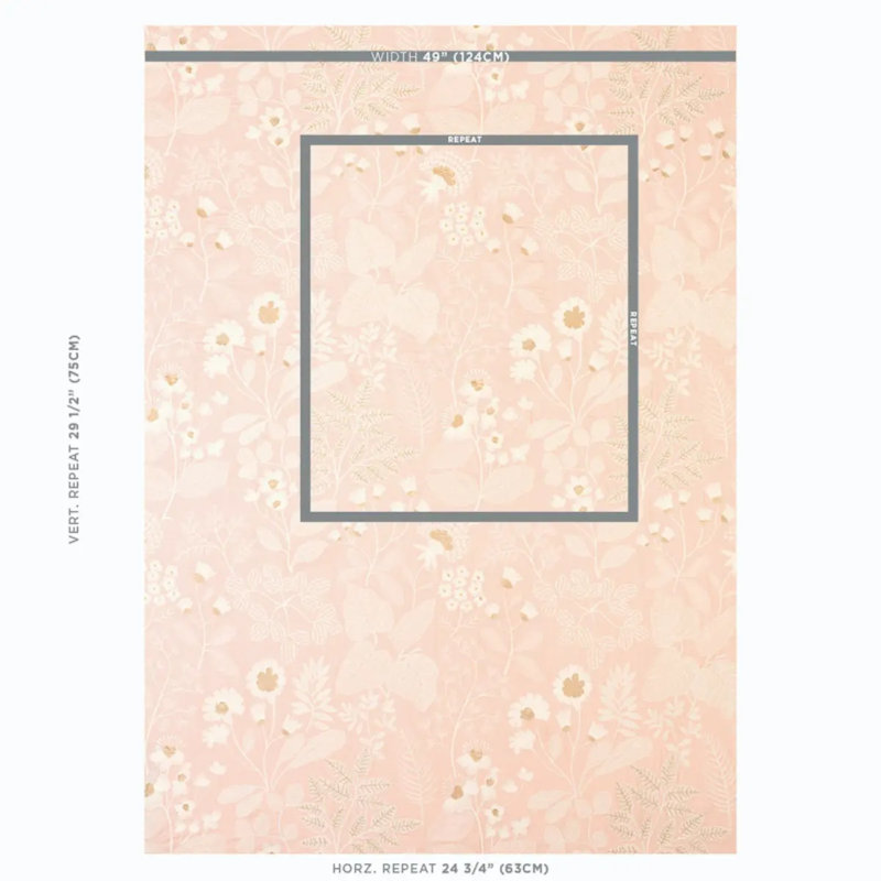 Emaline Embroidery Fabric, Pink