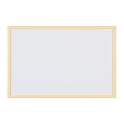 MasterVision Pastel Magnetic Dry Erase White Board, 16" x 12", Yellow Frame, Decorative Whiteboard for Kitchen, Dorm, or Classroom, Wall Décor for Home Office