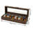 Watch Storage Box Display Case with Removable Pillows Clear Window Design All-Round Protection