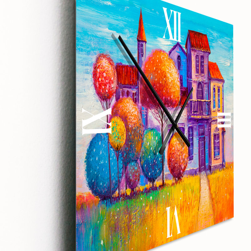 Horloge murale House in the Fairy Tale Village, Grand