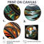«Native Forest Mountain River», Boho Mandala, art mural-1325982090-1325982135