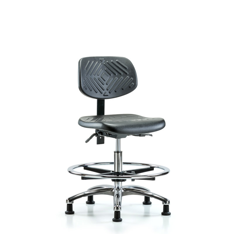Chaise de dessinateur Bryana, Patins, Inclus