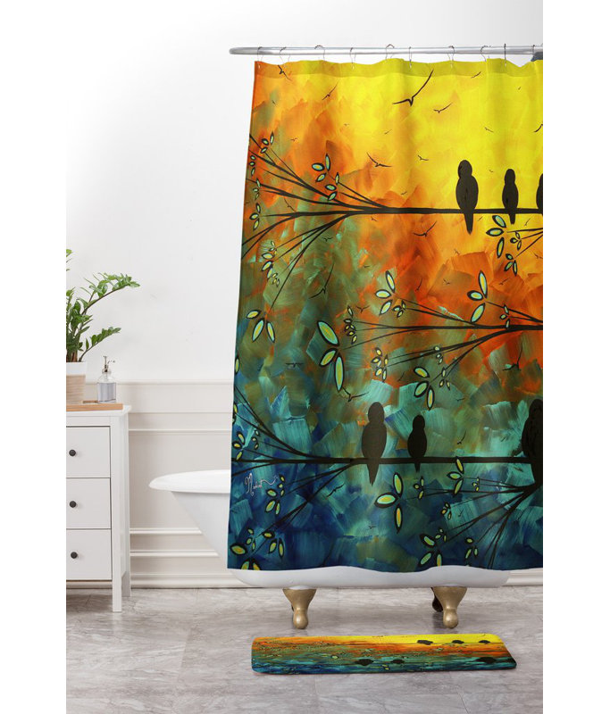 Tapis de salle de bain plumes