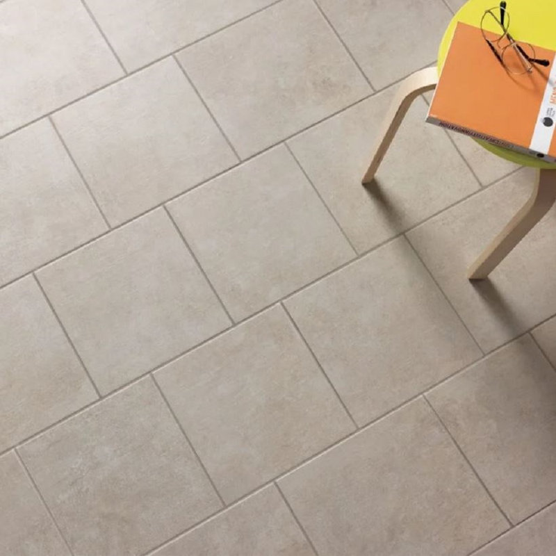 Fontana 24" x 24" Porcelain Concrete Look Wall & Floor Tile (15.49 SQFT / Box), Sand