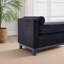 Banc rembourré moderne de 66 pouces avec coussins à double extrémité Grand compartiment de rangement intégré Revêtement en tissu de peau de mouton Pieds en grain de bois massif Banc multifonctionnel Repose-pieds Canapé-lit Banc de rangement adapté au salon-640498497