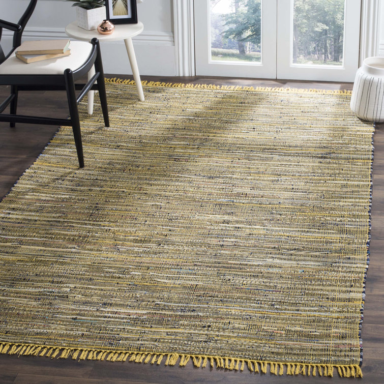Weekley Rug Hand Woven Cotton Striped Rug