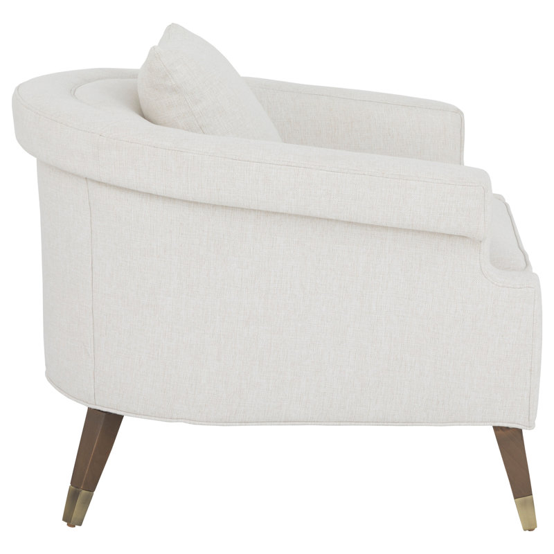 Davidson Armchair, Espresso, 1183 Dove