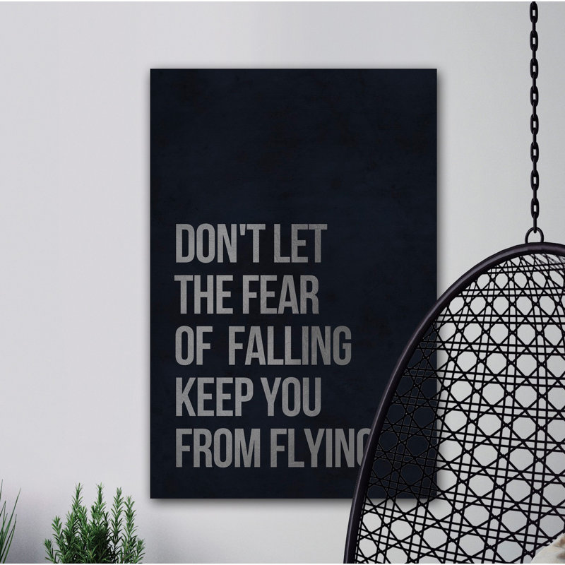 Fear of Falling II 1 Piece Wrapped Canvas Wall Art, 38cm H x 25cm W x 3.81cm D