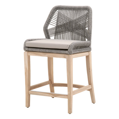 Krisily Loom Outdoor Counter Stool by Corrigan Studio