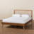 Driffield Slat, Angled legs, Full Bed, Ash Walnut 57.10'' W X 78.30'' L X 58.10'' H-1625825770