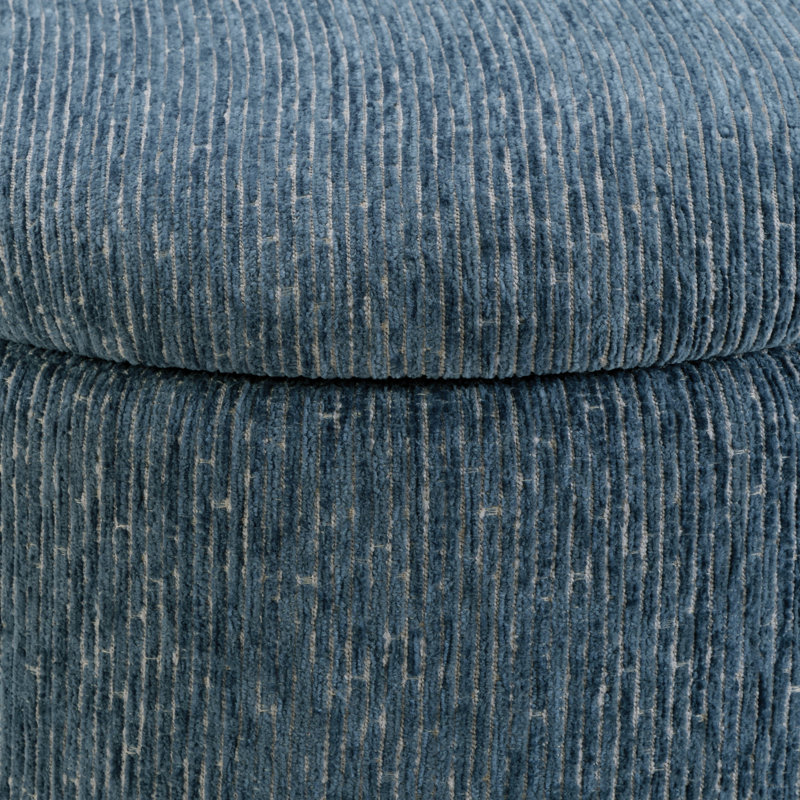 Twomey Storage Ottoman, Atlantic Polyester