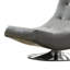 Chaise longue pivotante touffetée de 23,75 po Compas