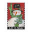 « bonhomme de neige avec little tree let it snow », reproduction d’impression sur toile tendue-33556306