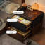1 table de chevet en bois massif, 1 pièce, table de chevet et armoire de rangement
