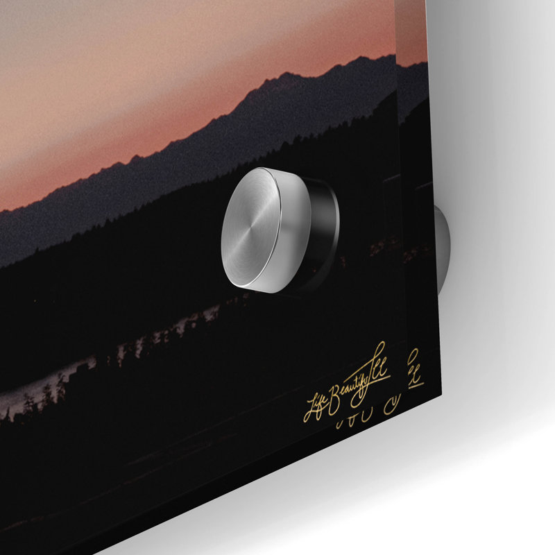  «Diffusé Moments - Sunset Waters» par Life BeautifuLEE, art mural en verre acrylique, 36 po x 12 po, H 12 po x l 36 po