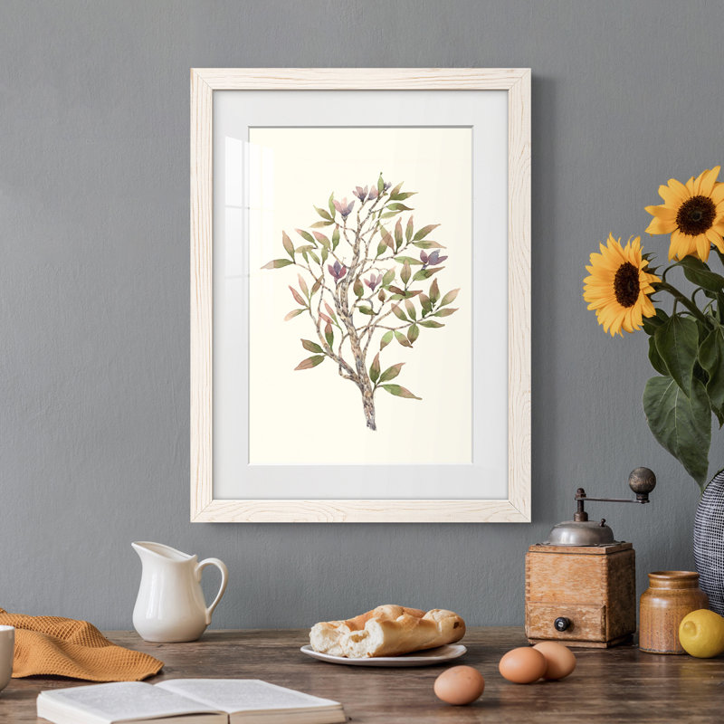 «Twig Study II», impression encadrée, H 38 po x l 28 po x P 1 po, Cadre blanc