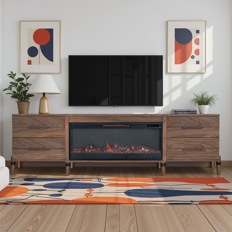 Tranquility 94 Inch Fireplace TV Stand