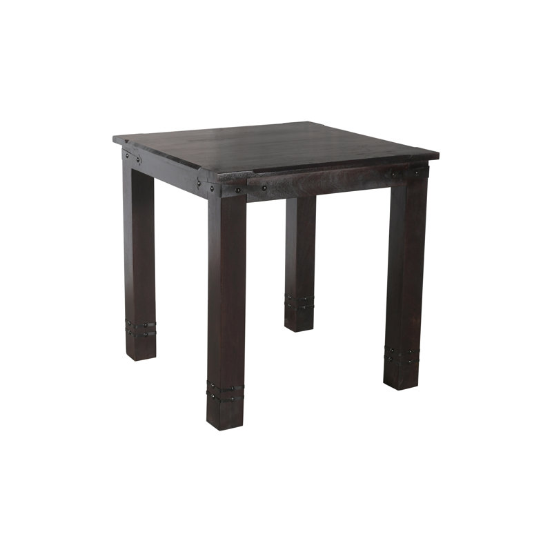 Table haute Cullens en noyer foncé, 36" H x 36" W x 36" D